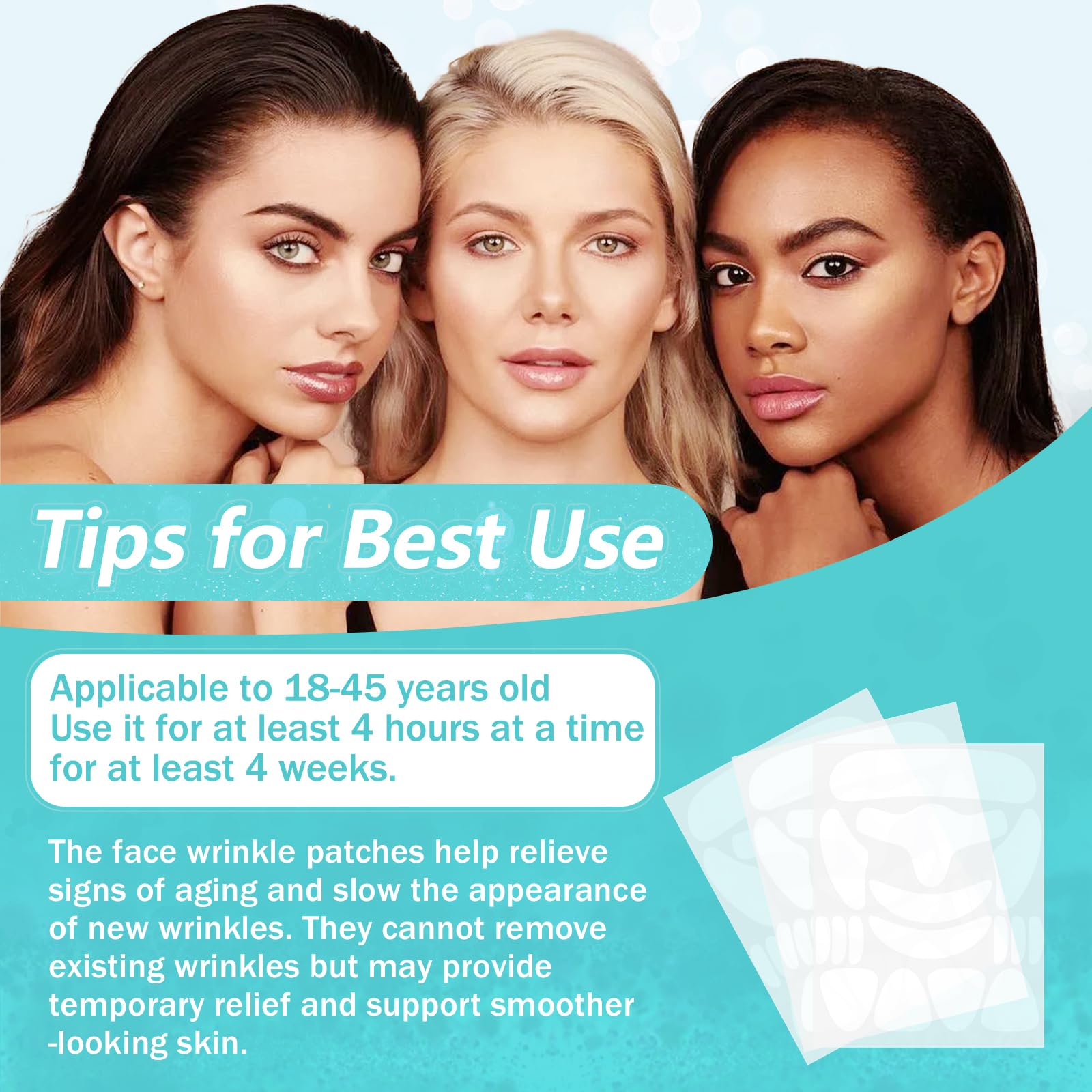 LadPemo perioral lines patch reduces perioral wrinkles with comfortable wear.