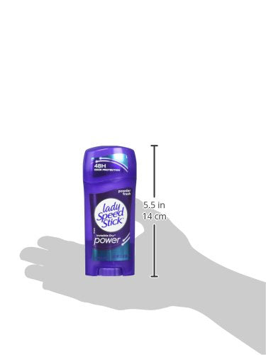 Contoured top design shown for easy underarm application.