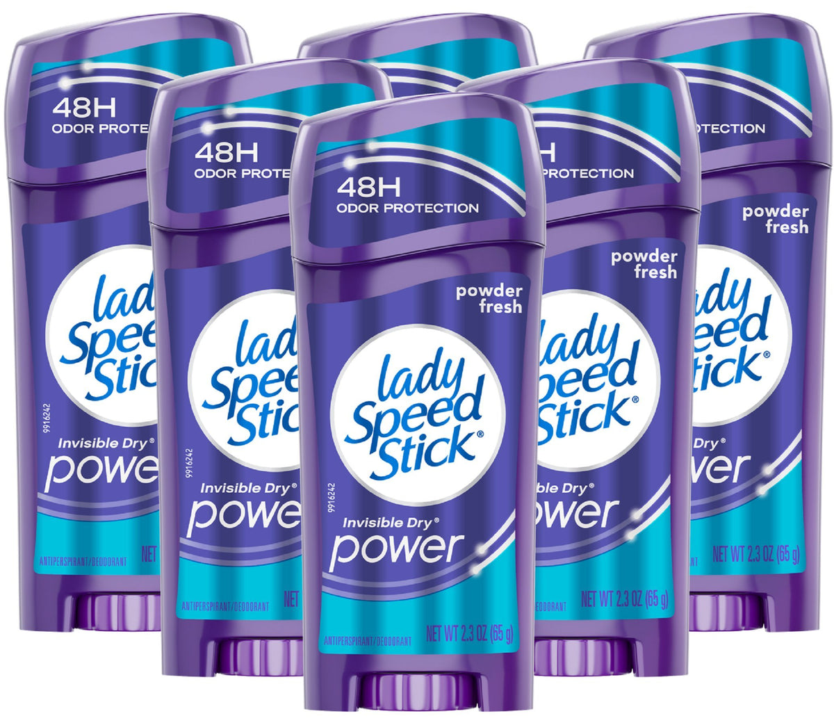 Lady Speed Stick Invisible Dry Powder Fresh bottle front with long-lasting protection.