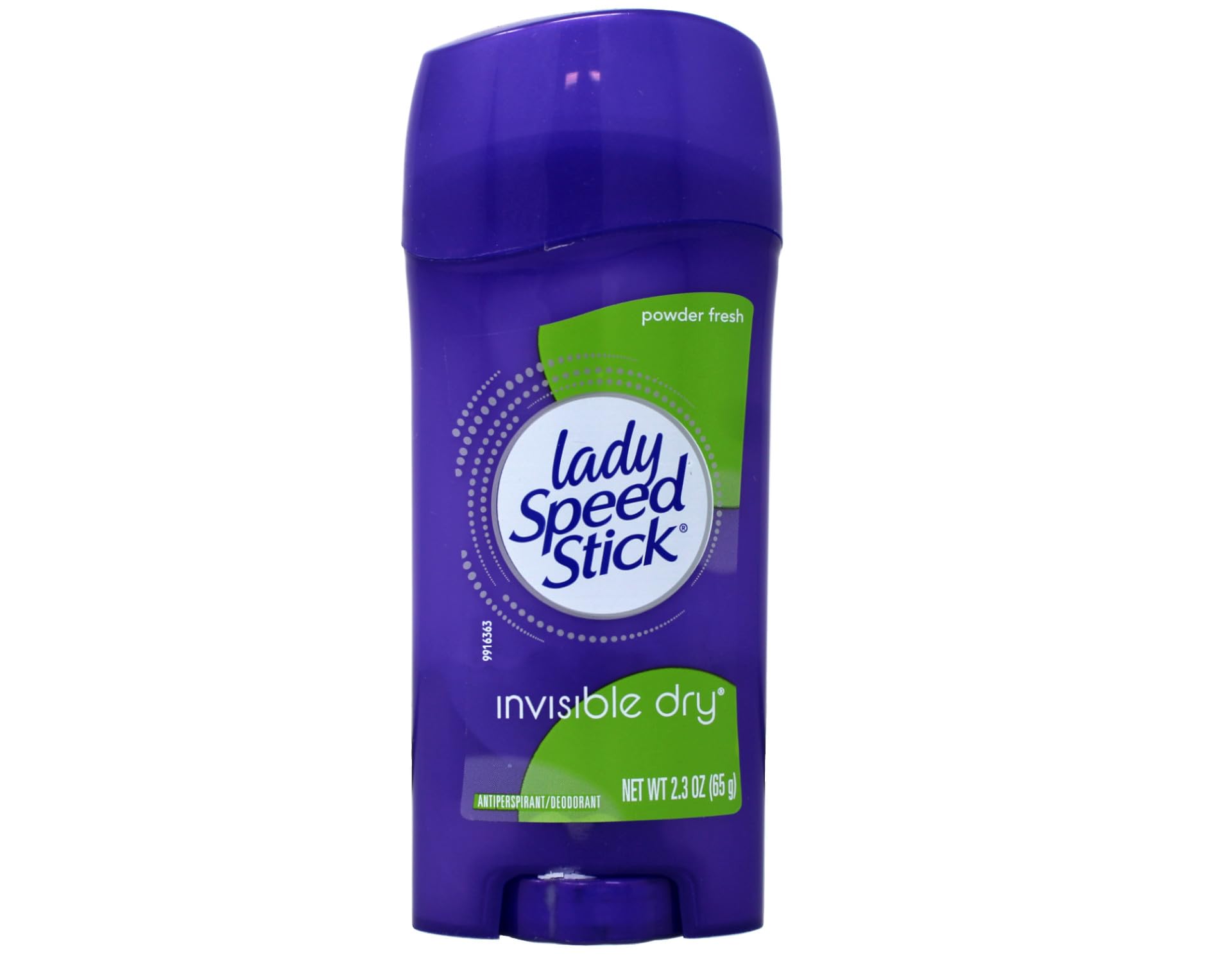 Lady Speed Stick Invisible Dry Powder Fresh 5-pack tilted pack highlights all-day freshness.