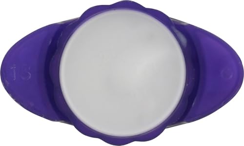 Purple packaging emphasizes brand identity and discreet daily use.