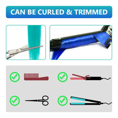 Ladyamz clip-in extensions with individual packaging to prevent tangling.