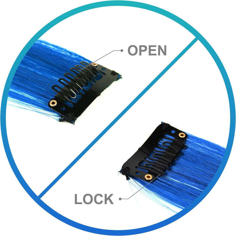 Ladyamz heat-resistant synthetic fibers up to 180°C for safe styling.