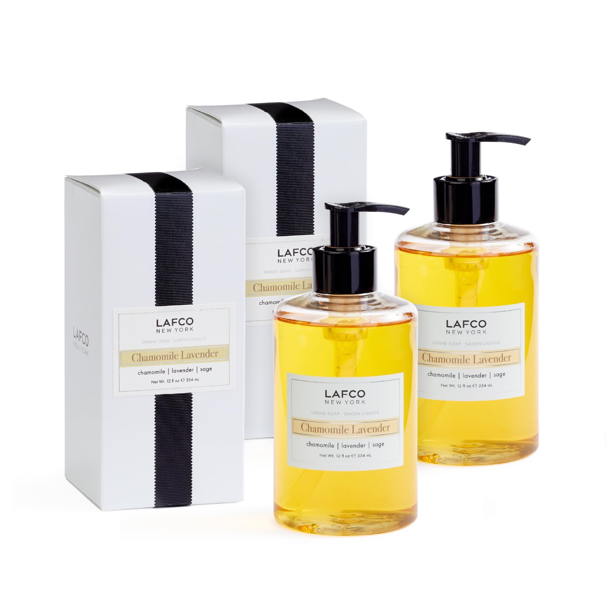 LAFCO New York Chamomile Lavender liquid soap bottle with soothing scent for daily cleansing