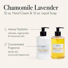 LAFCO New York Hand Care Trio hand cream softens skin with chamomile lavender scent.