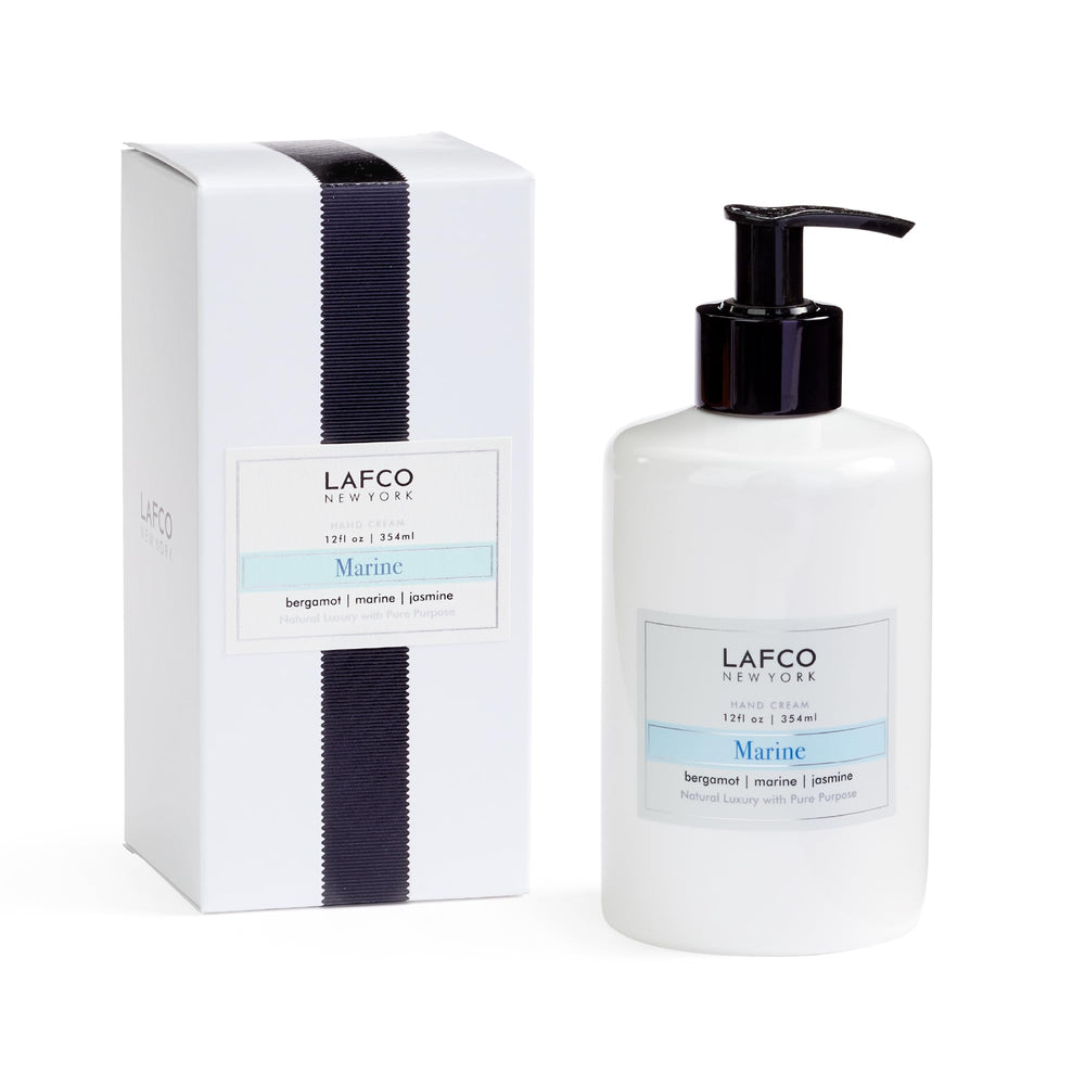 LAFCO New York Marine hand cream bottle ready for daily hydration