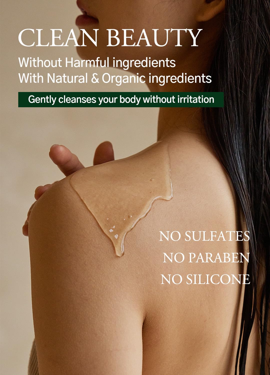 laferme gentle foam lather emphasizes soft cleansing and refreshing feel
