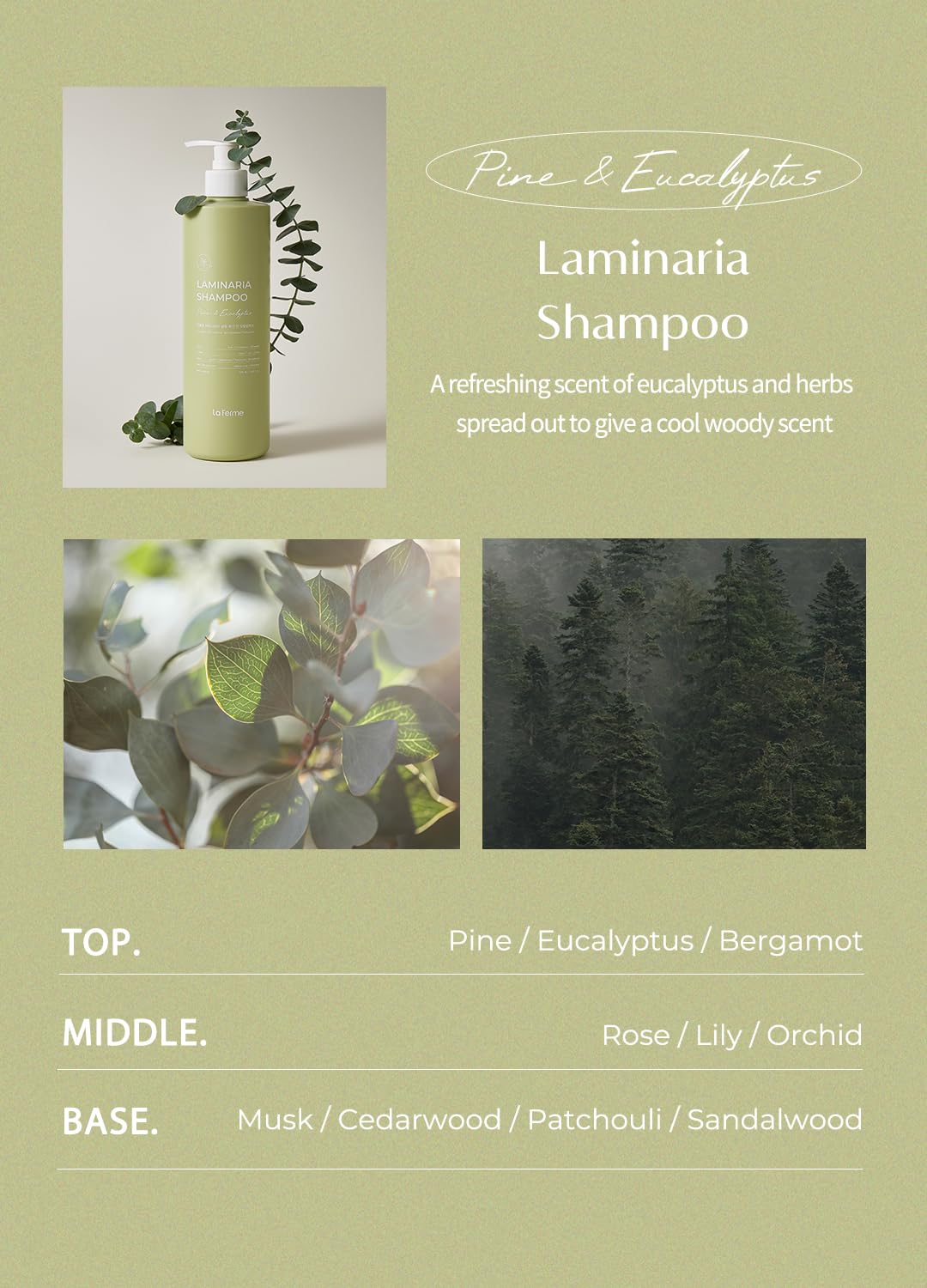 DP-Calm ingredient caption notes soothing scalp support