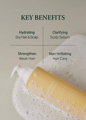 Laminaria shampoo highlights thickening and strengthening action for fuller hair
