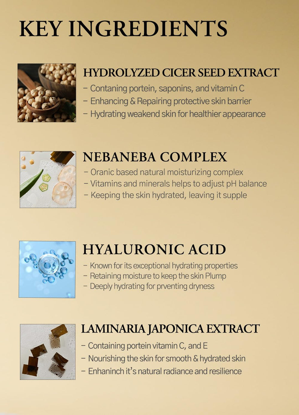 laferme organic ingredients collage showcases natural extracts and clean beauty promise
