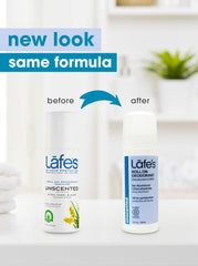 Lafe's USA-made packaging highlighting B Corp certification and family roots.