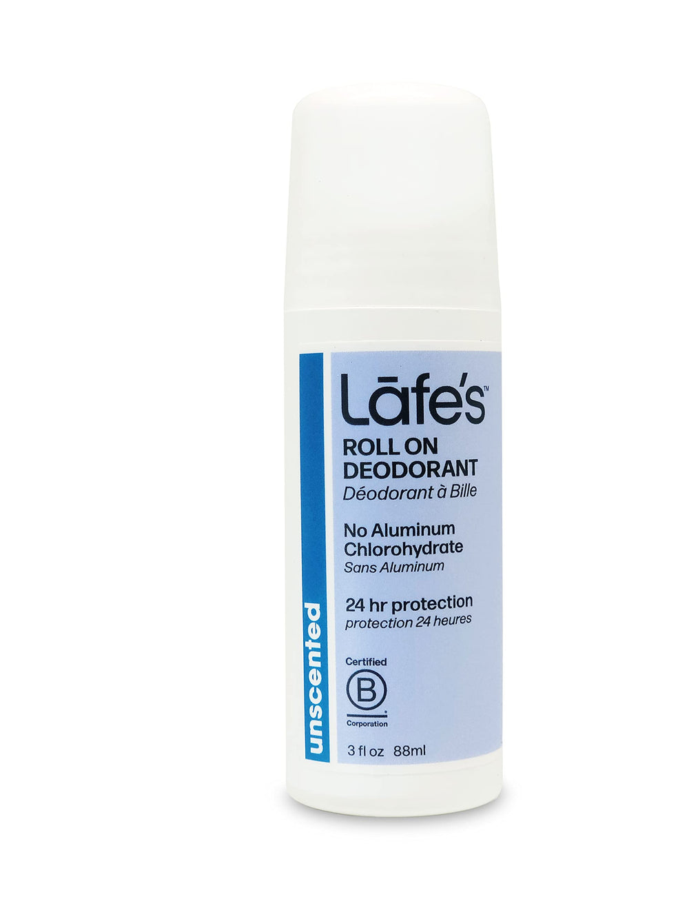 Lafe's vegan cruelty-free deodorant being applied for daily protection.