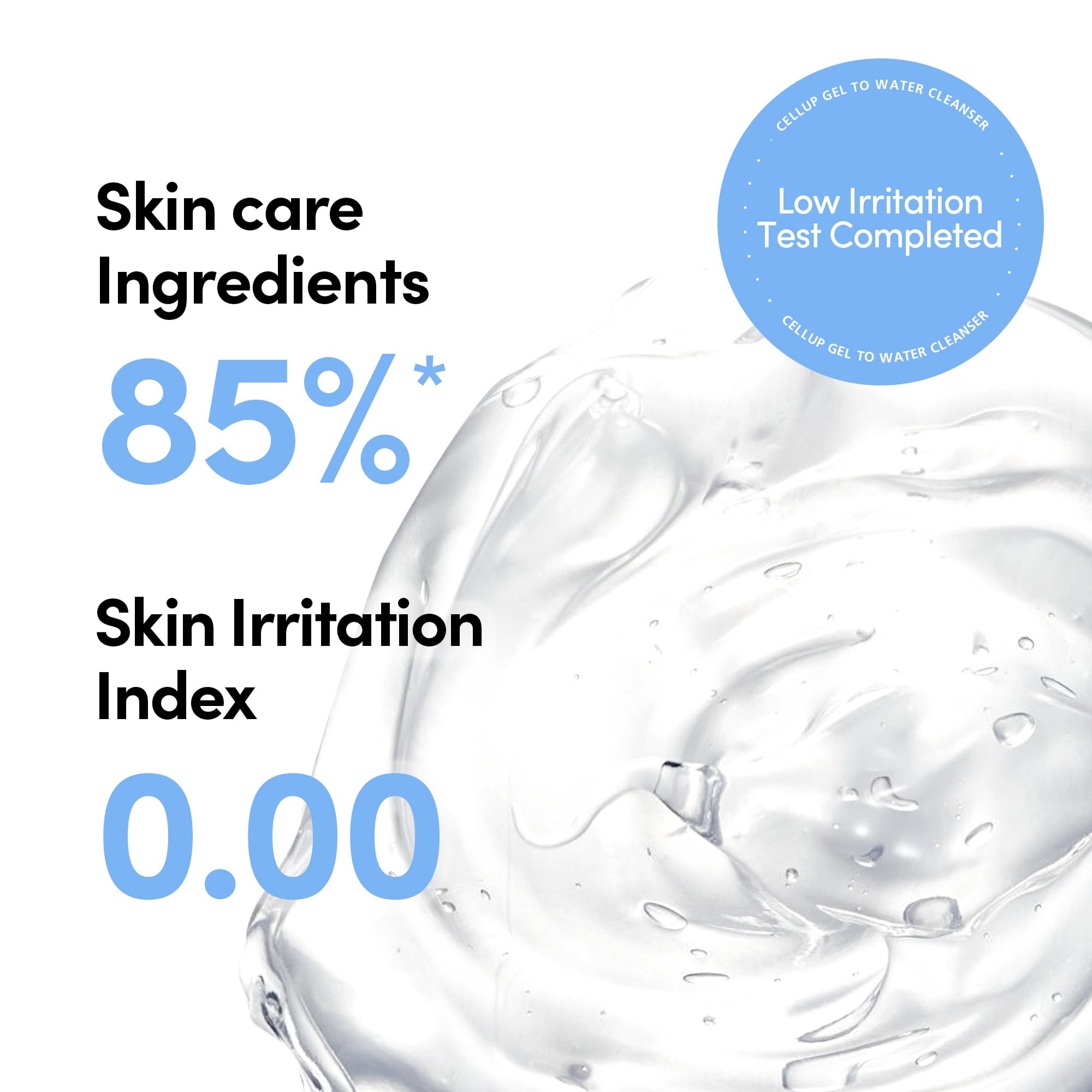 Lagom Cellup Gel To Water Cleanser helps refine pores and balance oil.