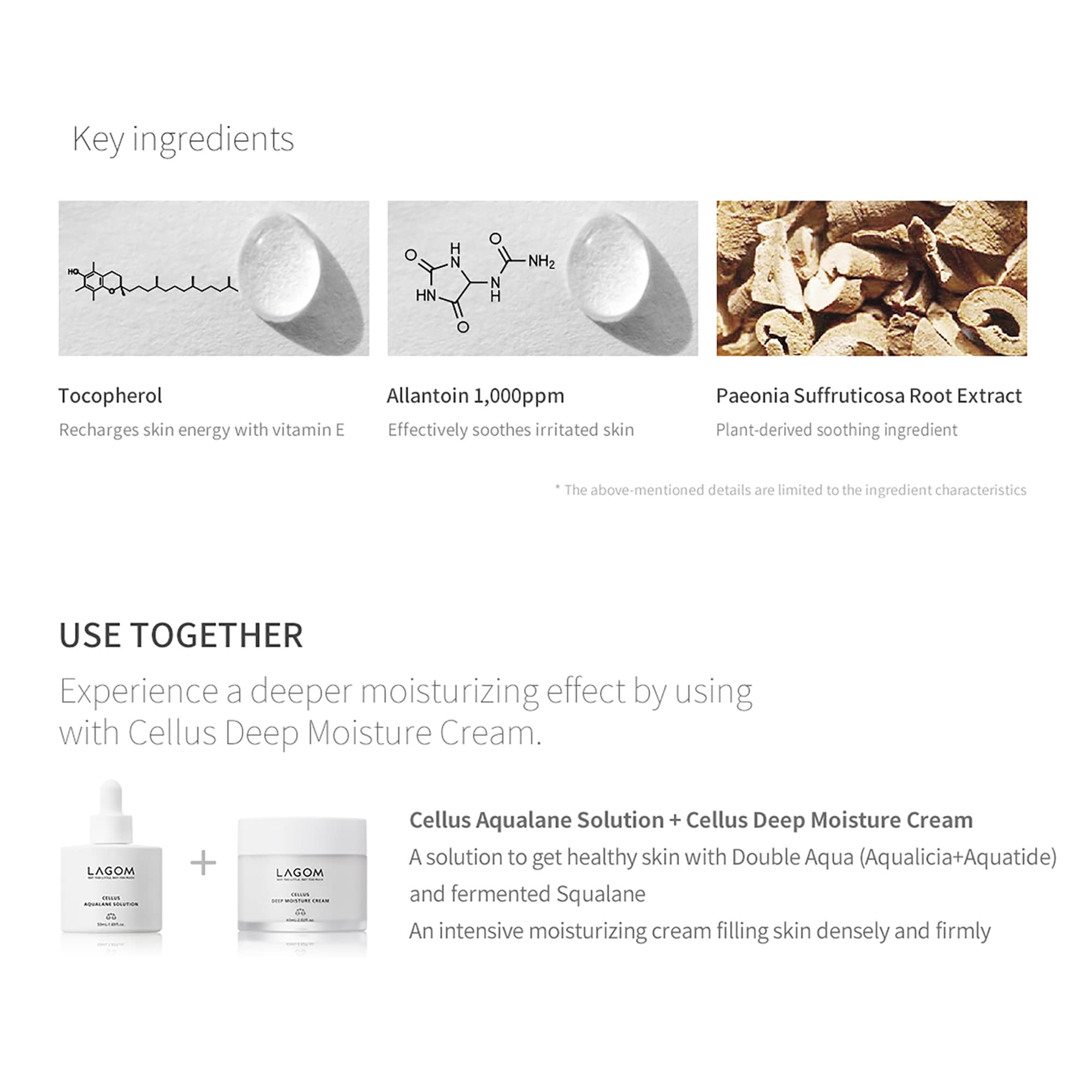 LAGOM Cellus Aqualane Solution in a morning routine scene for lightweight hydration