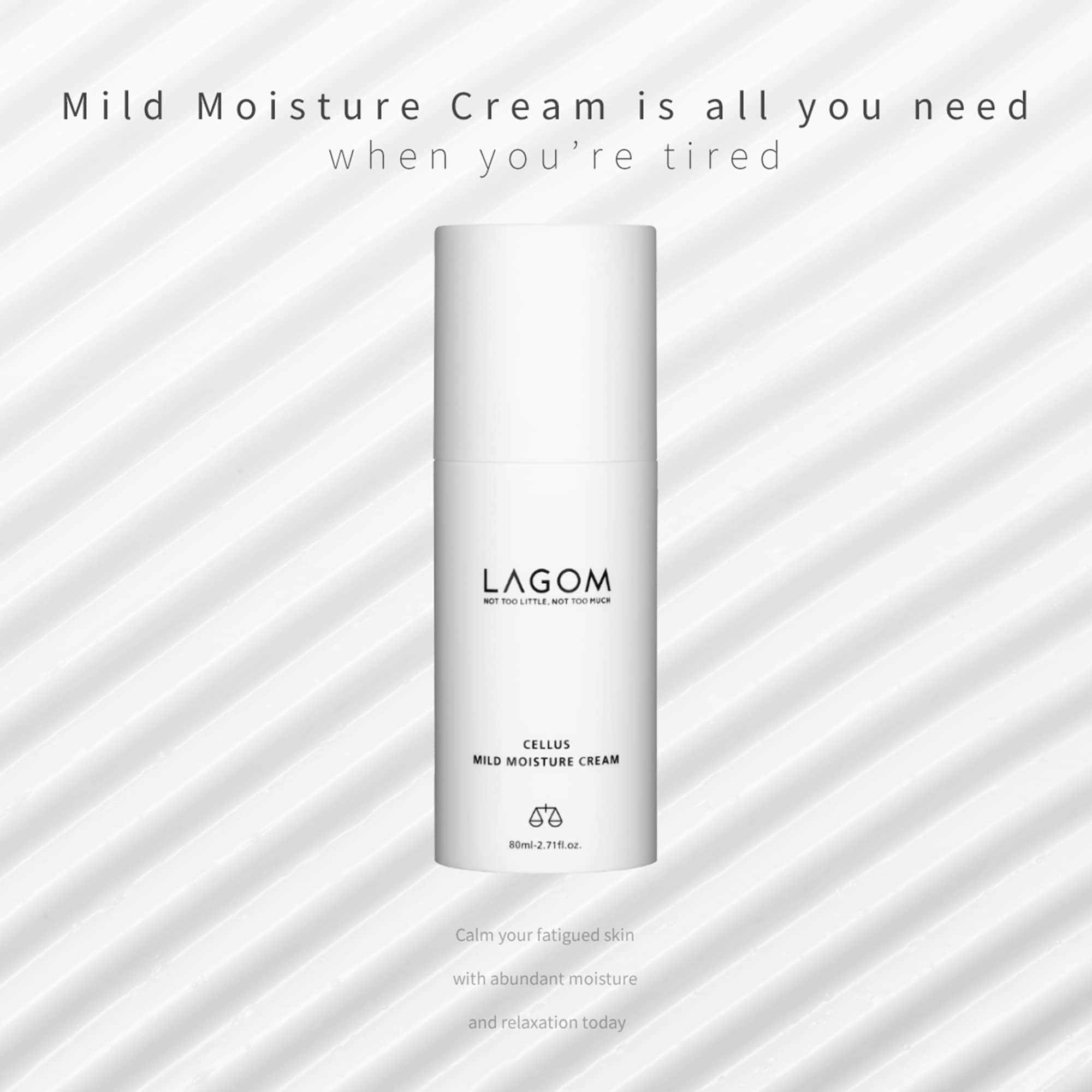 LAGOM Cellus Mild Moisture Cream eco packaging for mindful care