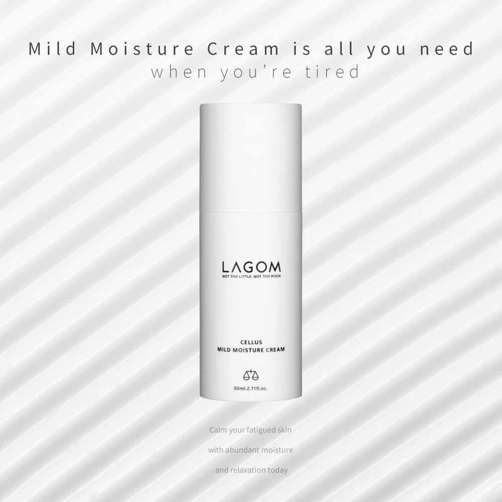 LAGOM Cellus Mild Moisture Cream eco packaging for mindful care