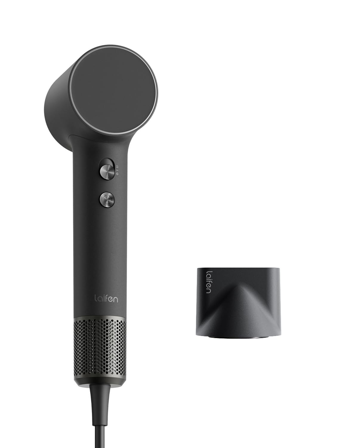 Laifen MINI hair dryer showing compact design for travel and on-the-go styling