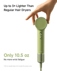 Laifen MINI uses 200M ions to smooth hair and reduce frizz while drying.