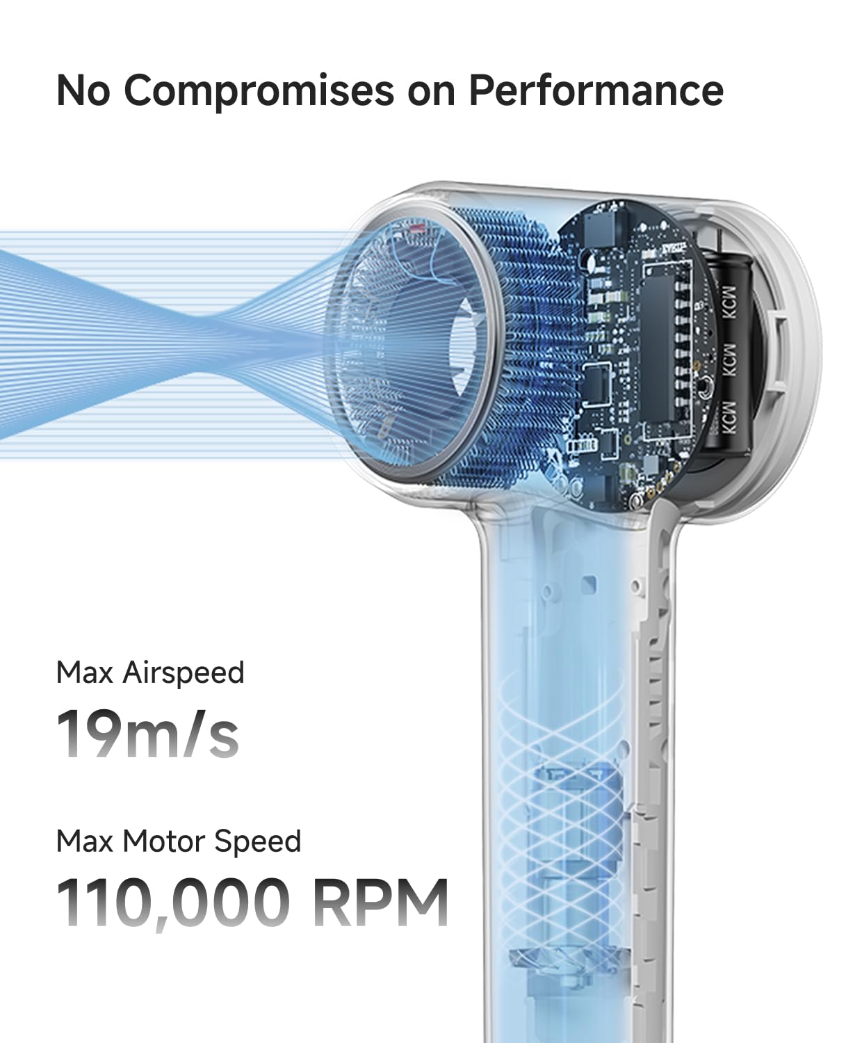Laifen MINI smart temperature control and ionic technology in use