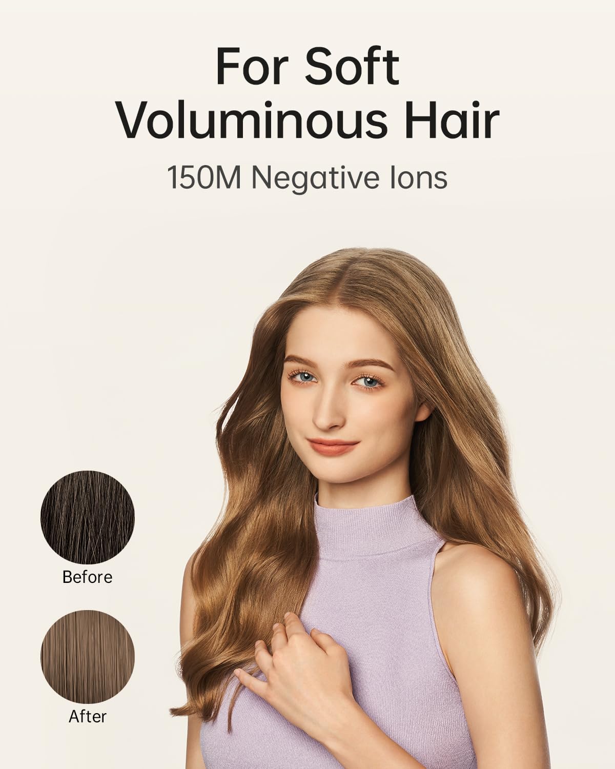 Laifen SE Lite negative ions emitter promotes moisture retention and smoother feel