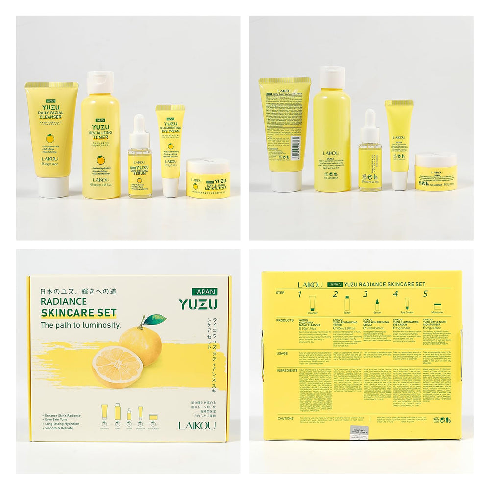 LAIKOU routine display with products inviting a complete skincare ritual.