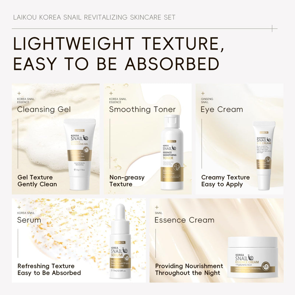 Laikou snail and ginseng moisturizer cream, nourishing daily seal.