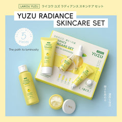 LAIKOU YUZU toner bottle shown for balanced hydration during daily care.