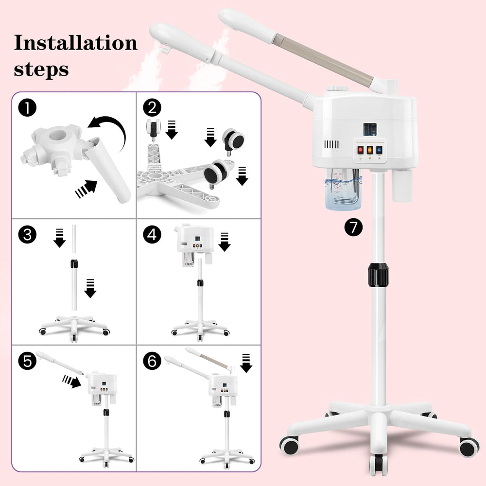 Lailelaodi 360-degree nozzle for flexible spa-like sessions.