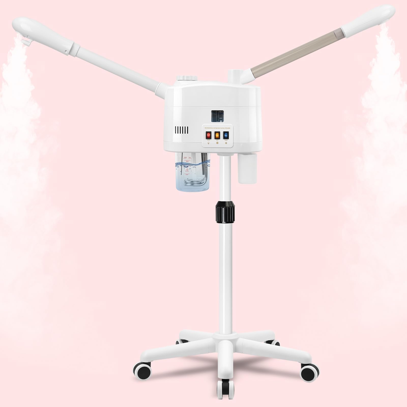 Lailelaodi professional facial steamer with hot and cold mist for cleansing routines.