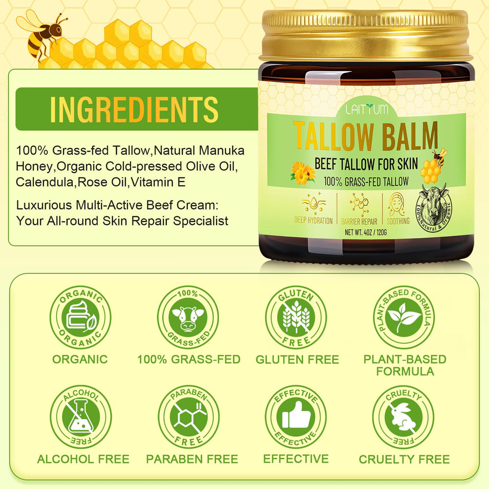 LAITYUM balm for targeted use on very dry skin patches.