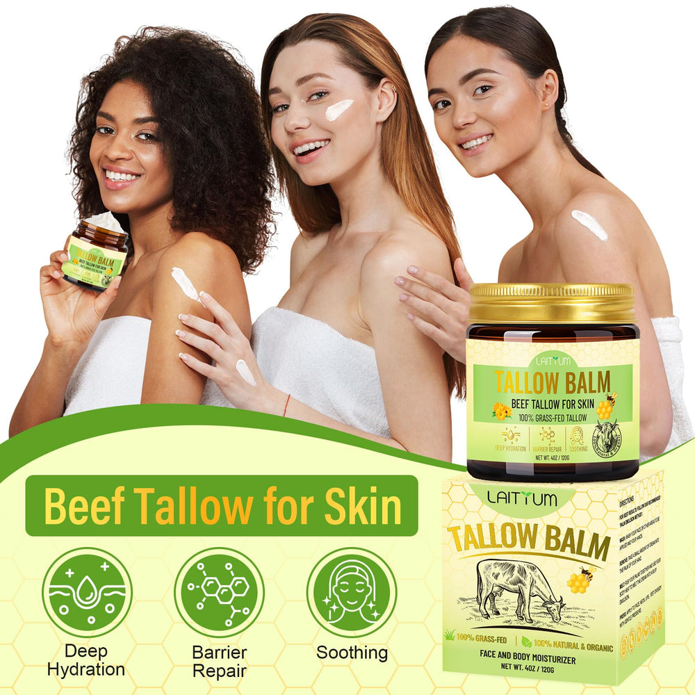 LAITYUM balm for hands and feet, smooths rough areas.