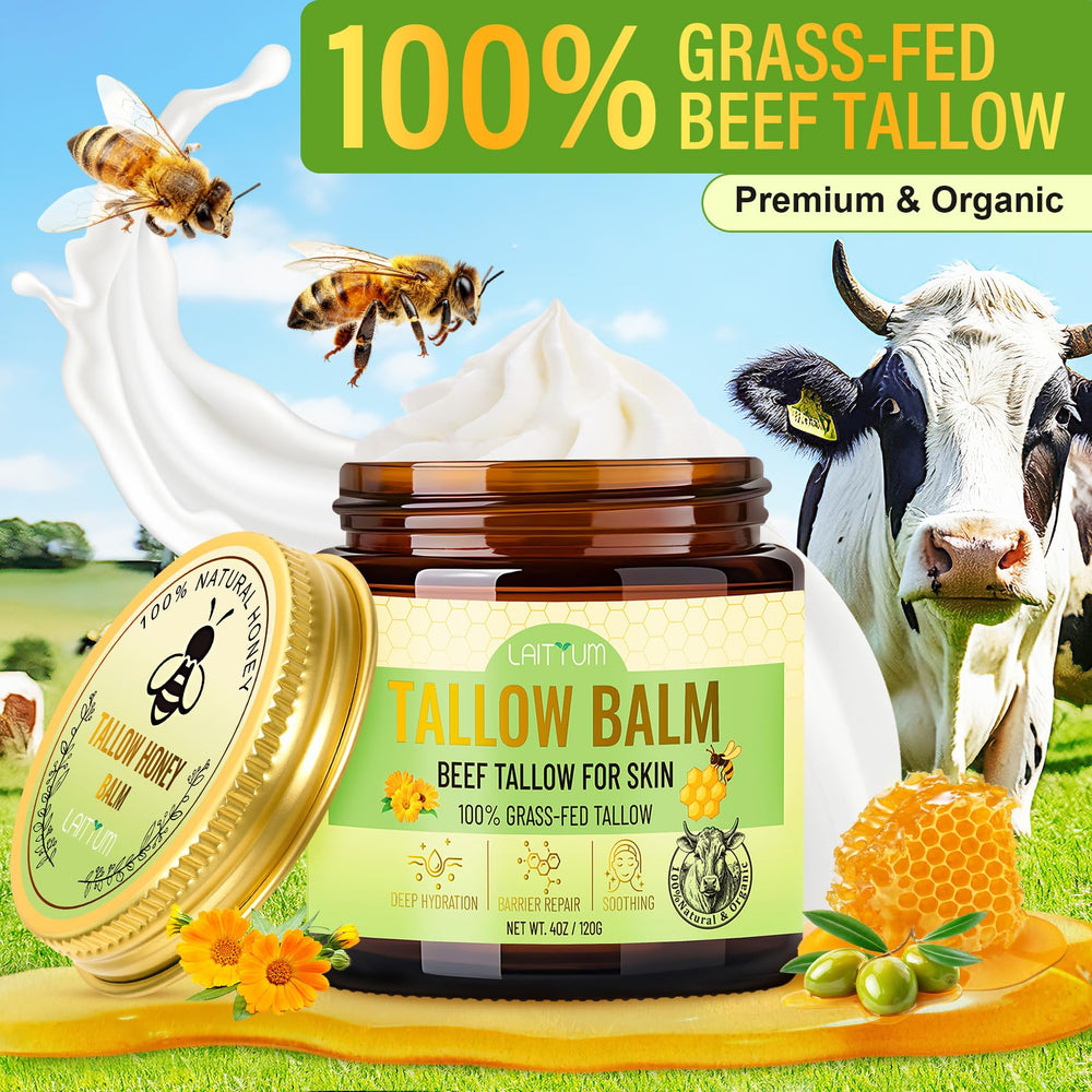 LAITYUM whipped balm texture for quick, soothing hand application.