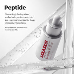 Laka Active Toner prep image illustrating skin preparation before booster absorption