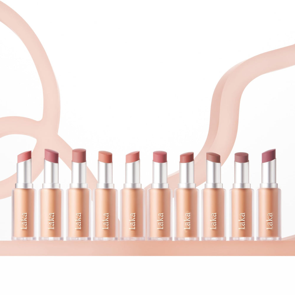 Safe-use reminder on packaging for Laka Bulky Matte Lipstick.