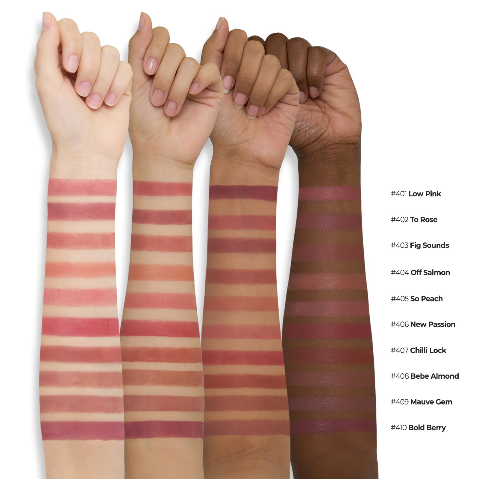 Packaging image highlights sleek, travel-friendly Laka Bulky Matte Lipstick.