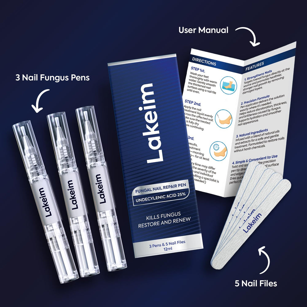 Lakeim Fast-Drying nail solution depicted with quick absorption and non-greasy feel.
