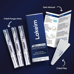 Lakeim Fast-Drying nail solution depicted with quick absorption and non-greasy feel.