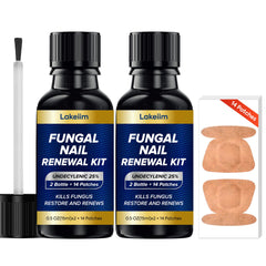 Lakeim Toenail Fungus Treatment bottles show the extra-strength daily formula.