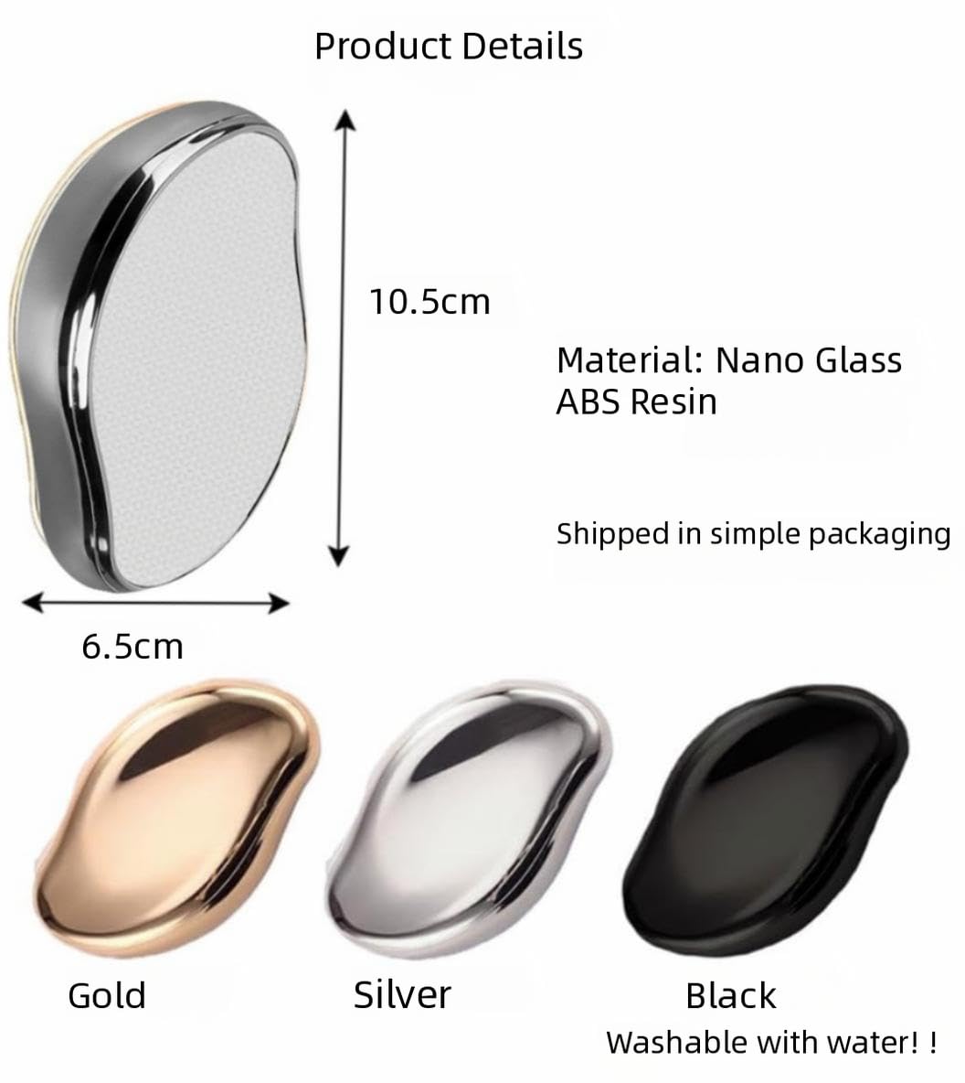 Lakko Nano Glass Hair Remover surface ready for gentle exfoliation.
