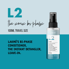 LAKMÉ L2 Classic Bi-Phase Conditioner bottle back showing size and labels