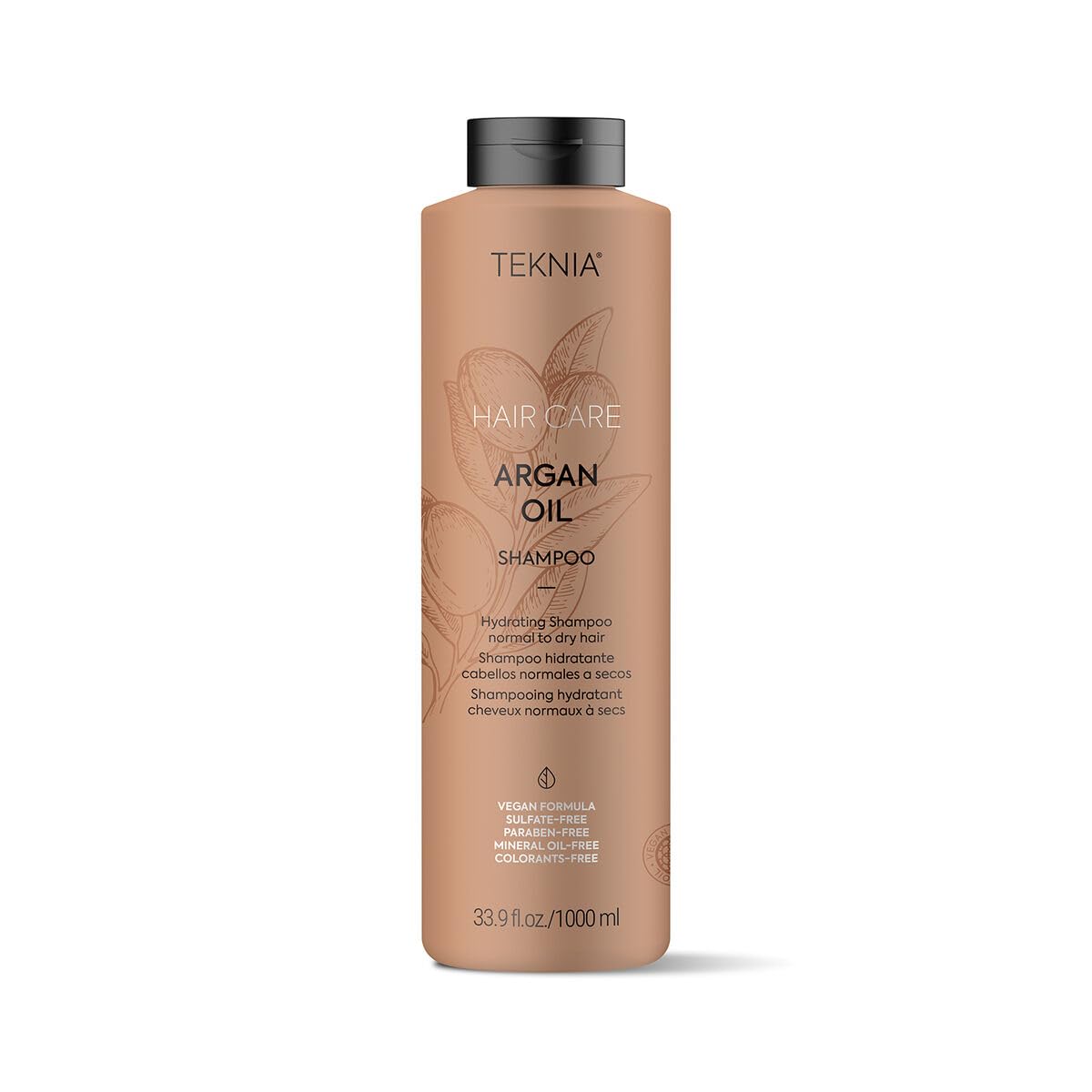 LAKMÉ Teknia Argan Oil Shampoo bottle for deep hydration.