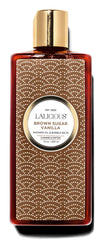 LaLicious Brown Sugar Vanilla shower bottle offers gentle cleansing and fragrance.