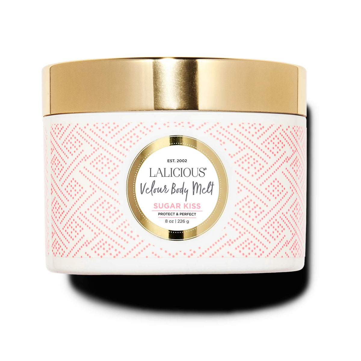 LaLicious Sugar Kiss Velour bottle close-up for skin hydration