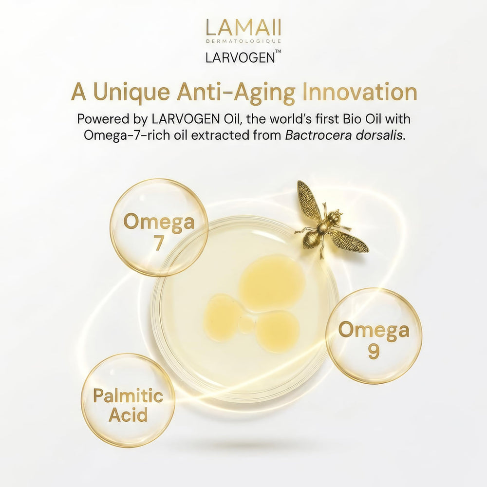 LAMAII Silky Moisturizing Soft Cream texture swirl demonstrating lightweight moisture