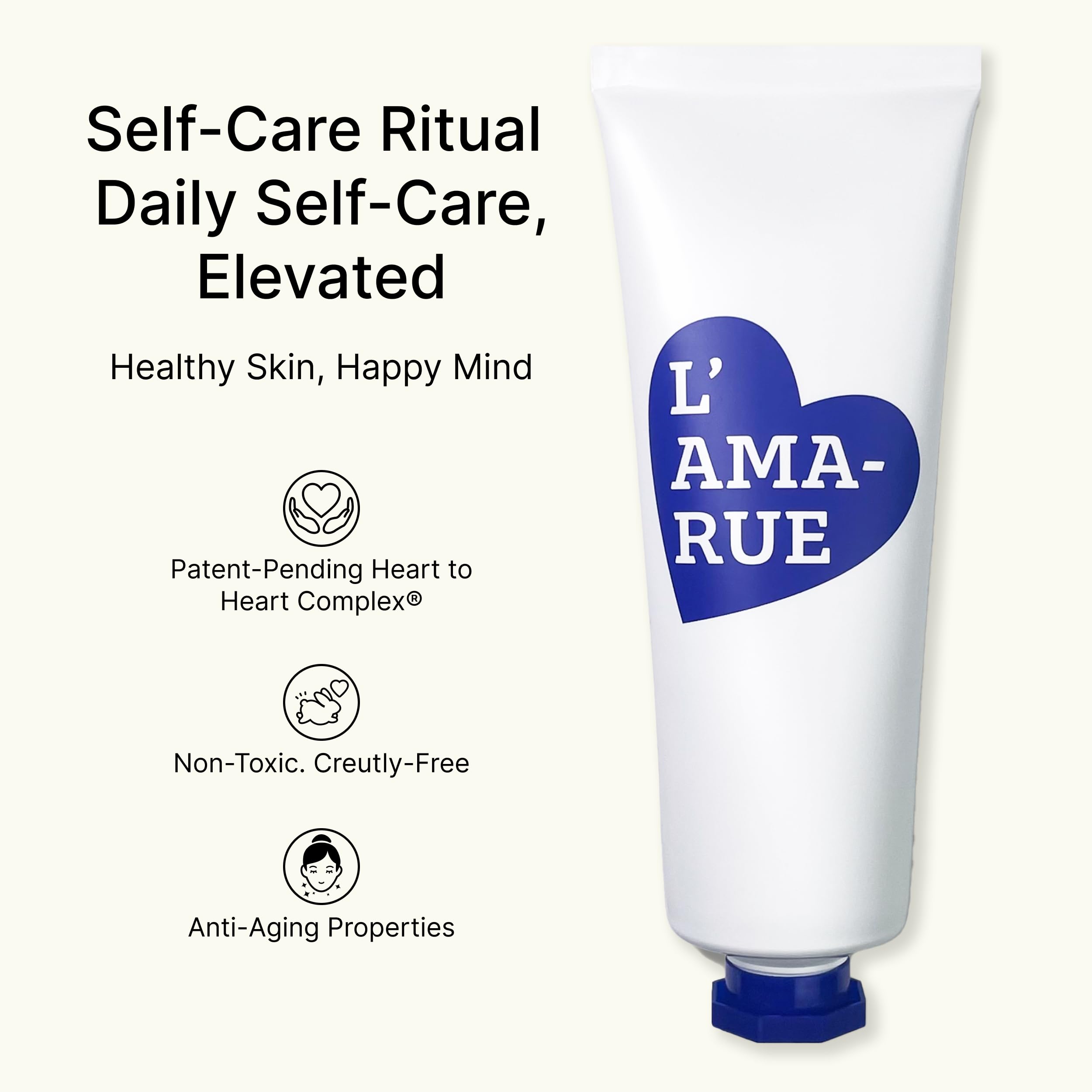 L'AMA-RUE L'AMARUE vegan, paraben-free formula supports safe daily use.