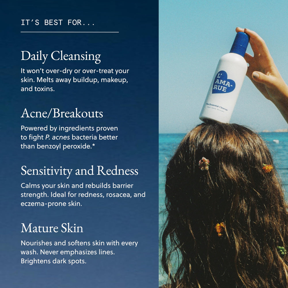 Lamarue Essential Cleanser nutrient-rich infusion with beetroot and moringa for glow