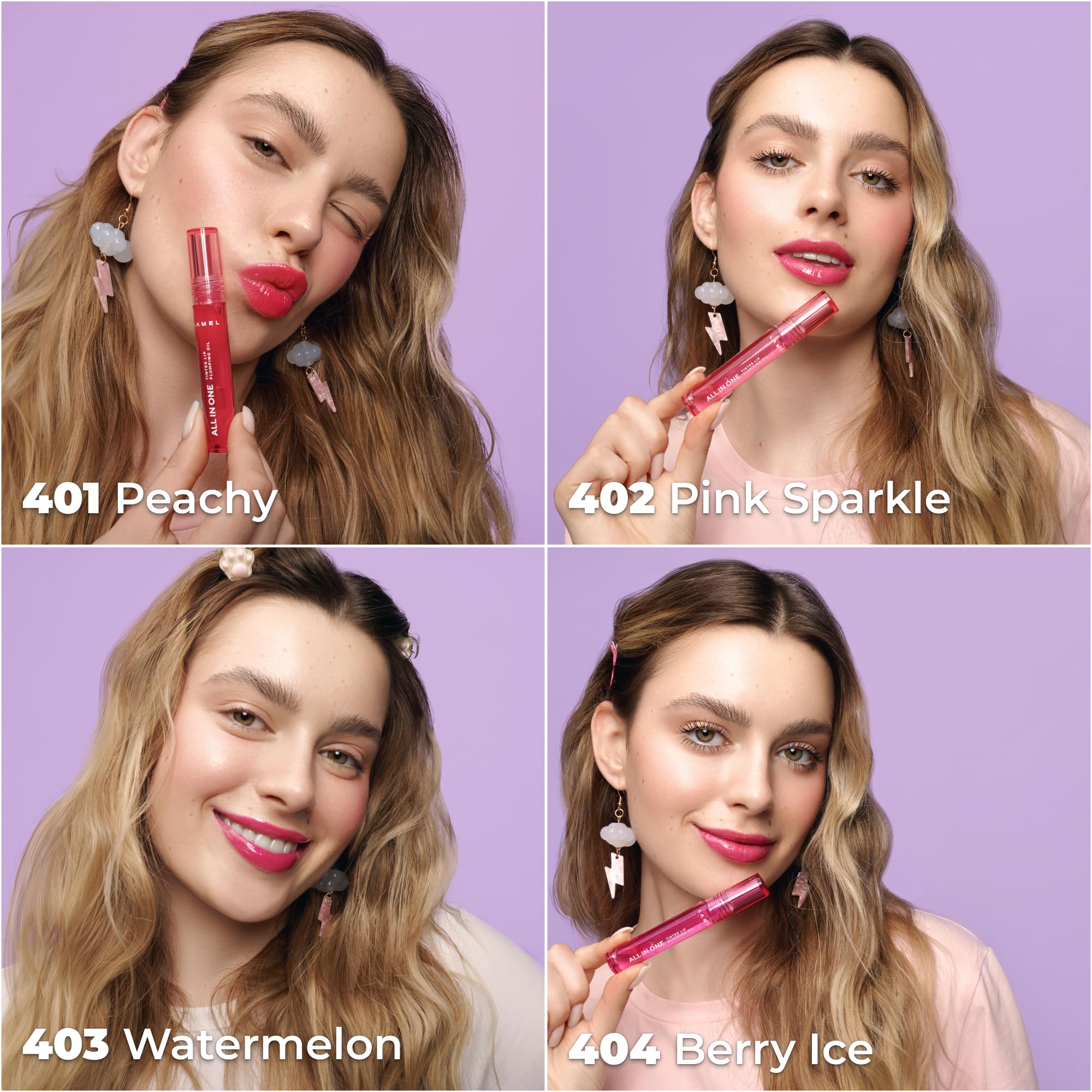 Lamel All-in-One Lip Oil cruelty-free-pack supports daily lip care on the go.