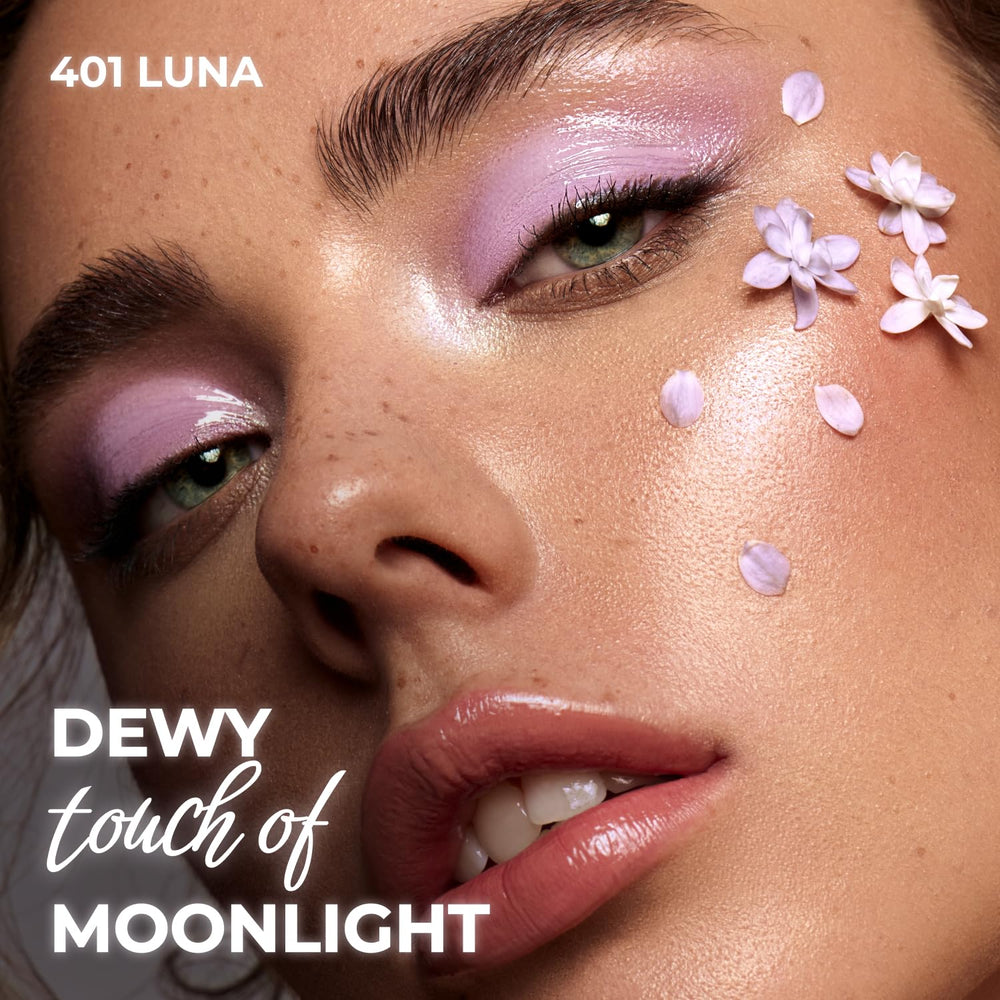 LAMEL Glow Highlighter swatches reveal rich pigments for contouring and radiant highlight on the skin.