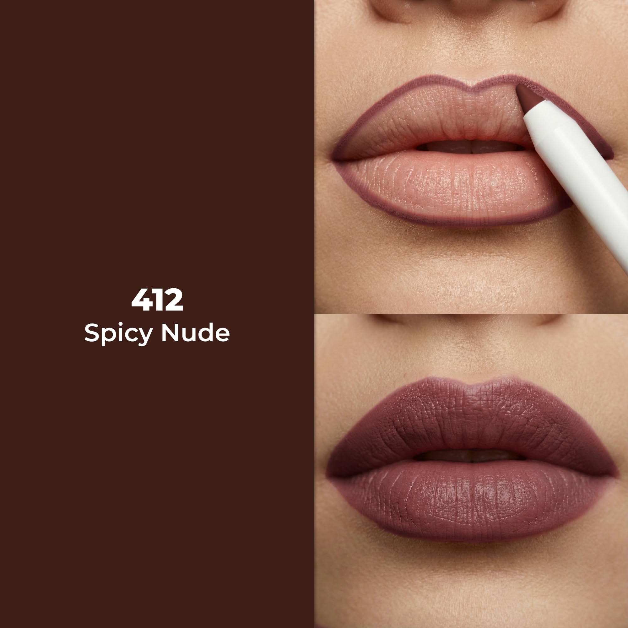 Lamel Matte Gel Lip Liner Cream Glide enables seamless layering.