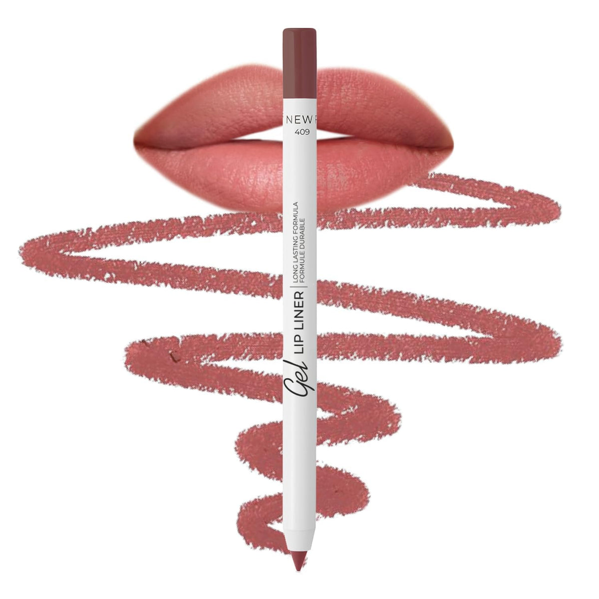 Lamel Matte Gel Lip Liner Pencil packaging shows sleek, travel-ready design